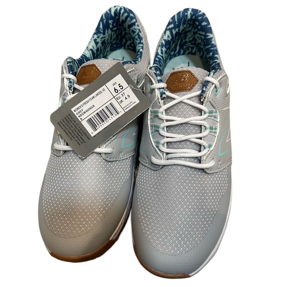 New Balance Women's Gray and White Golf Sneakers - Picture 7 of 10
